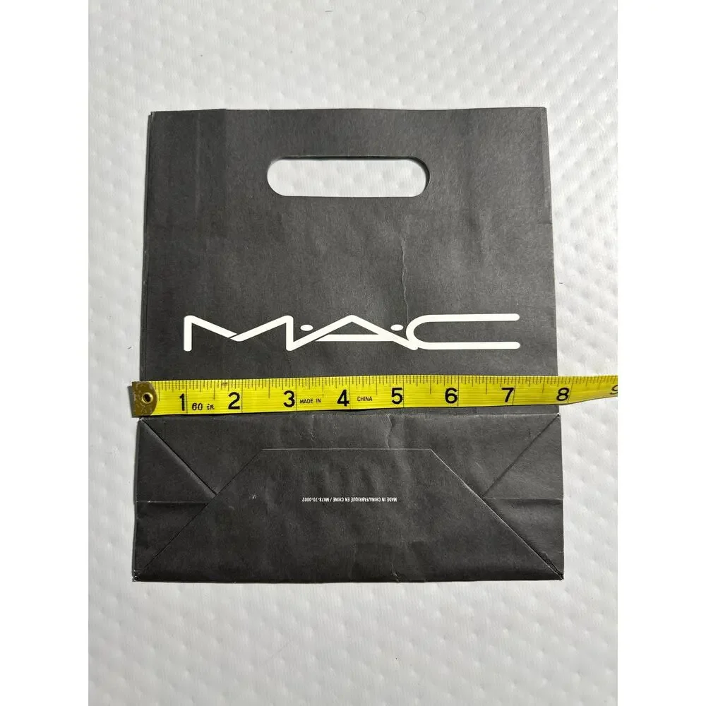 M·A·C Cosmetics Black &‎ White Logo Small Paper Shopping Bag 9x8